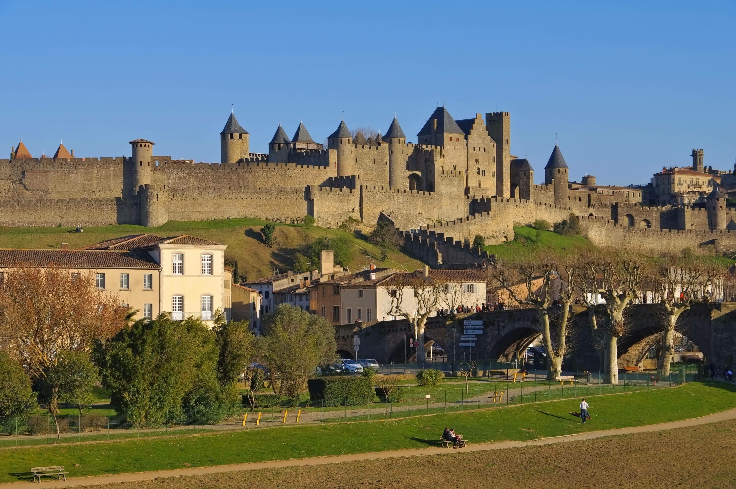 Carcassonne Pont Vieux, imageBROKER.com/Liane Matrisch/SIPA/2402201547