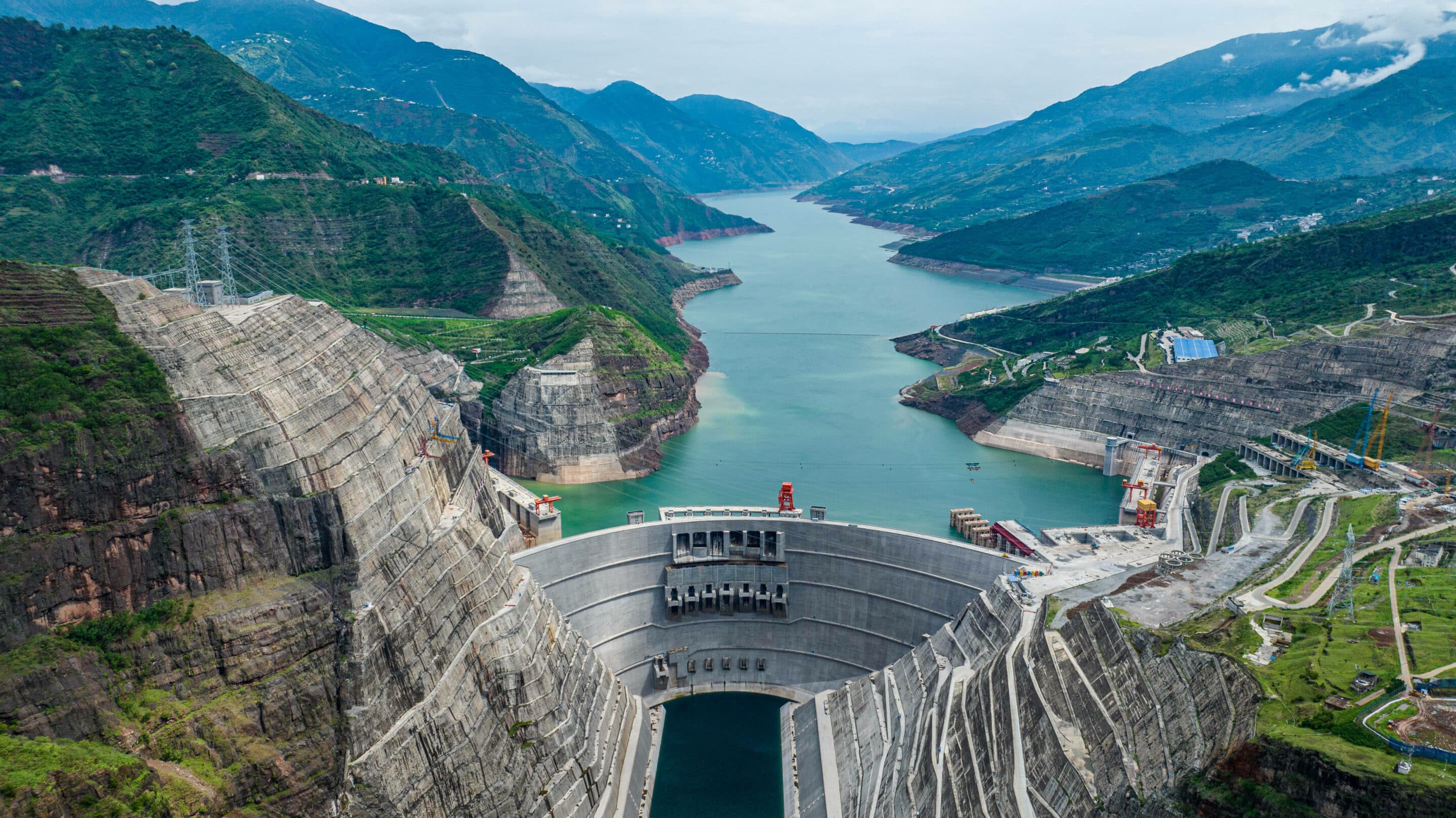 Hydropower station in southwest China.(Xinhua/Hu Chao) - Hu Chao -//CHINENOUVELLE_chinenouvelle0002/Credit:CHINE NOUVELLE/SIPA/2406201434