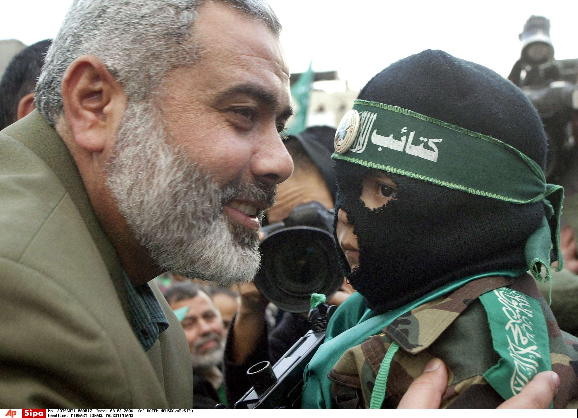 Hamas leader Ismail Haniyeh(AP Photo / Hatem Moussa)/MIDEAST_ISRAEL_PALESTINIANS_/0602031922