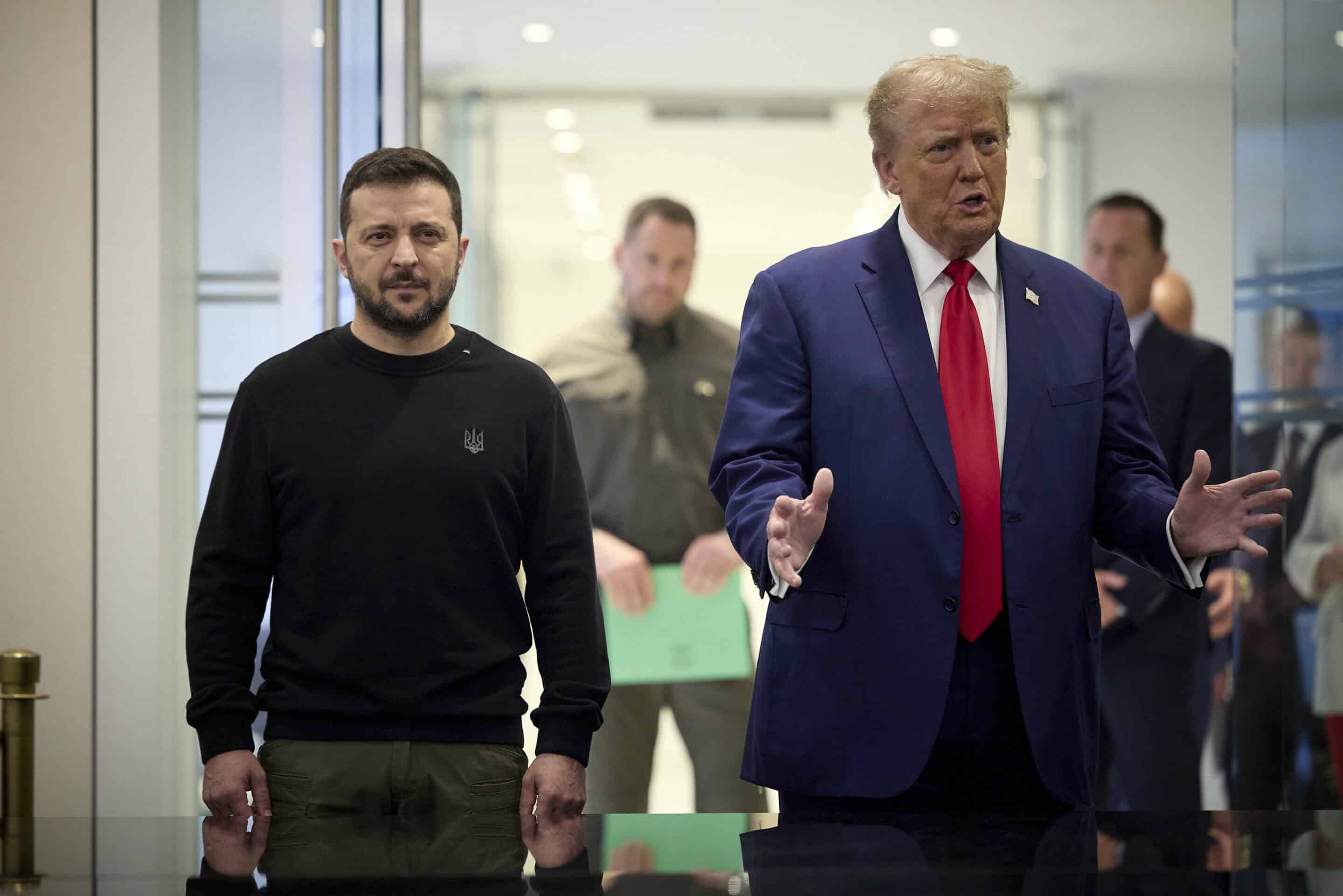 Donald Trump et Volodymyr Zelensky, 24 septembre 2024//Photo by Ukraine Presidency/via ZUMA Press Wire/Shutterstock (14744768a).